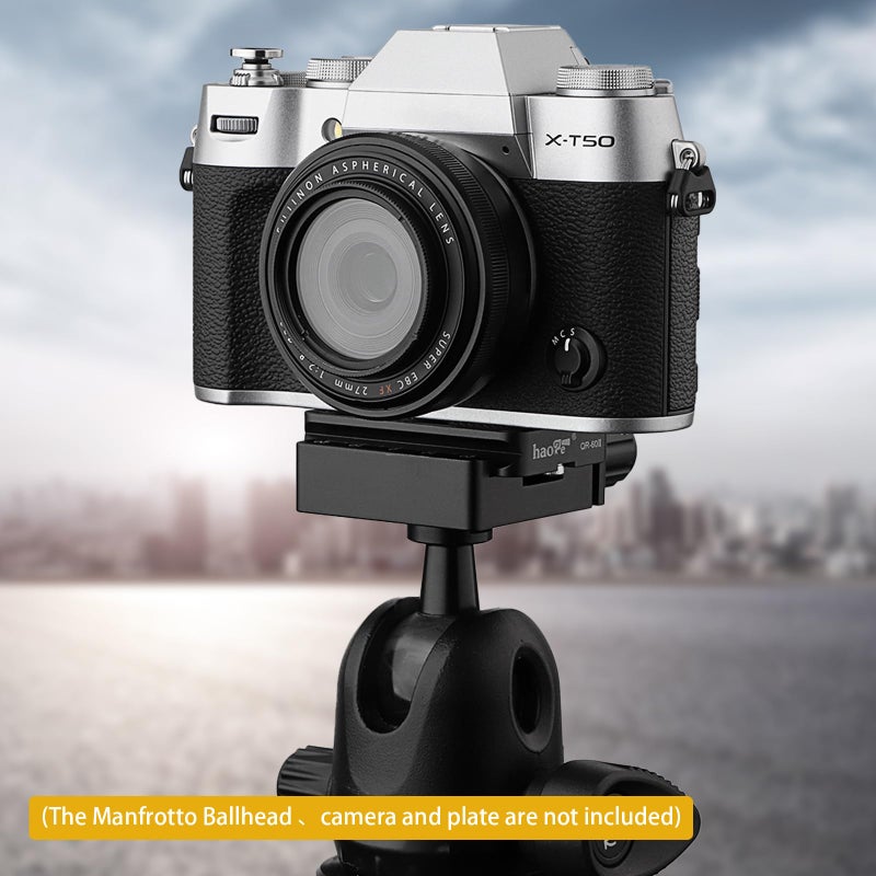 Haoge CP-51 50mm Screw Knob Clamp Adapter for Quick Release QR Plate Camera Tripod Ballhead Monopod Ball Head Fit Arca Swiss - Image 3
